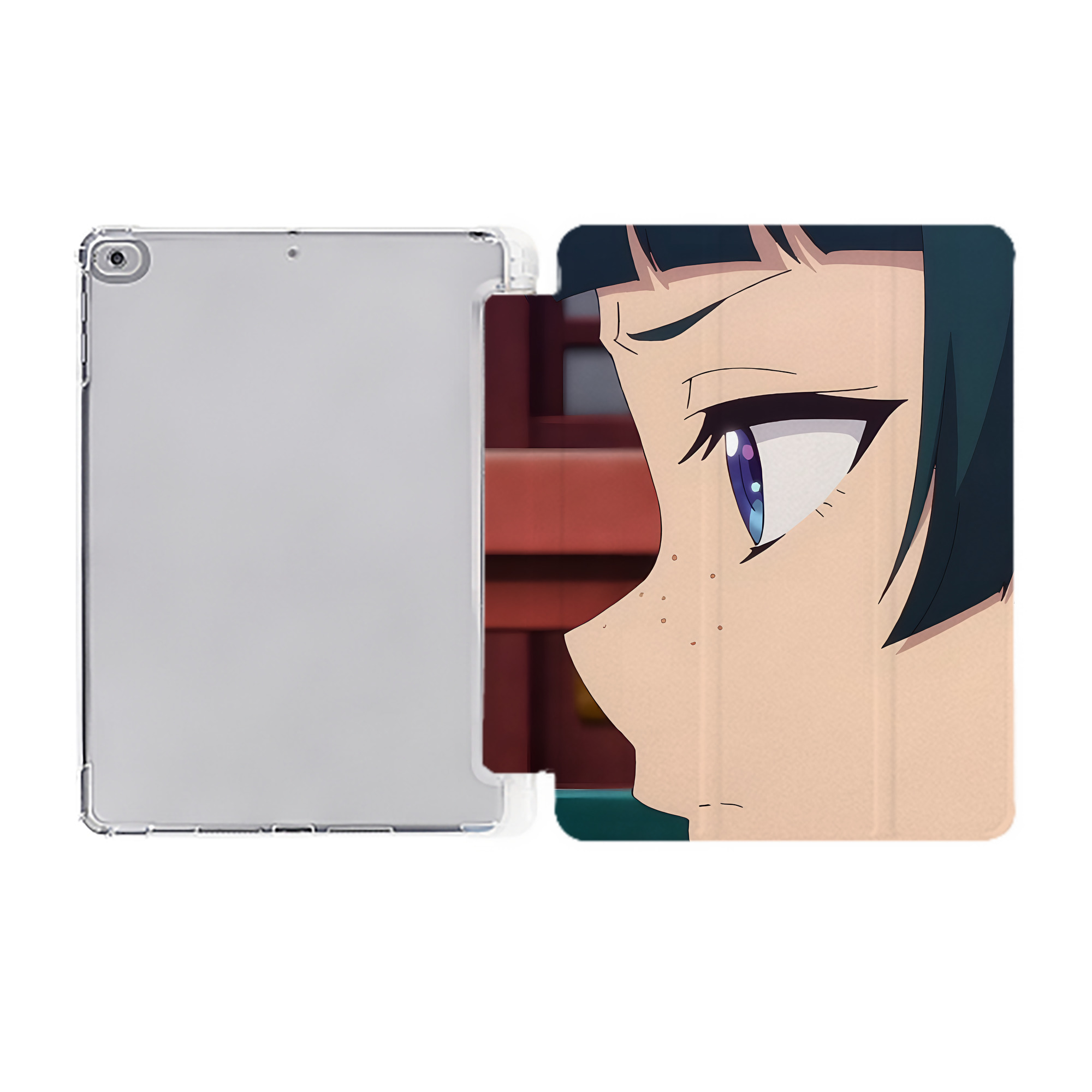 （画像用） 薬屋のひとりごと The Apothecary Diaries IPad ケース ペン収納付き 三つ折りスタンド PUレザー×シリコン 対応機種9.5/10.5/10.9インチ